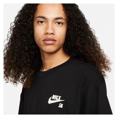 T-shirt manica corta Nike SB Barking nera