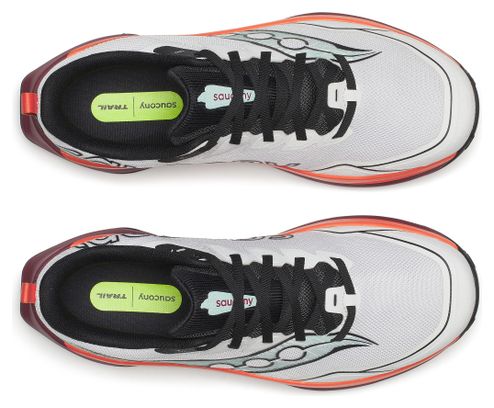 Chaussures Trail Saucony Peregrine 16 Blanc/Rouge Homme