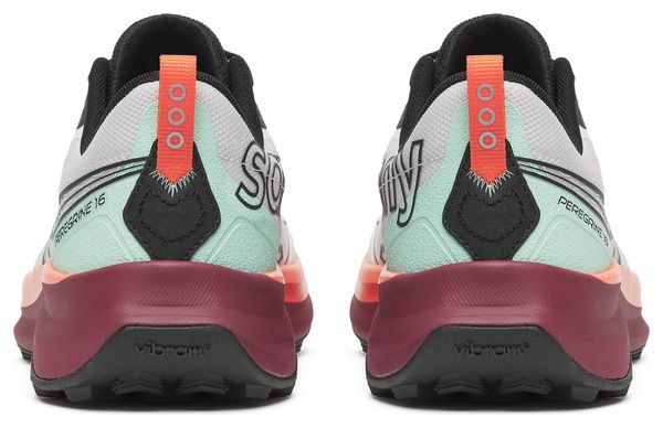 Chaussures Trail Saucony Peregrine 16 Blanc/Rouge Homme
