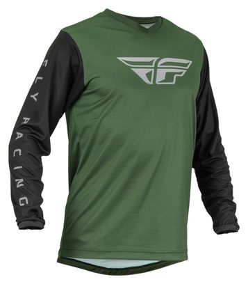 Fly F-16 Olive Green/Black Long Sleeve Jersey