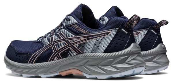 Asics Gel Venture 9 Blue Grey Women's Trail Running Shoes