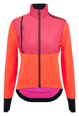 Santini Vega Absolute Women's Winter Jacket Pink/Orange