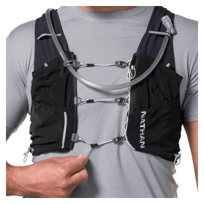 Zaino idratante Nathan Pinnacle Pro 12L Nero/Argento Uomo