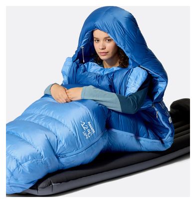 Sacco a pelo RAB Ascent -12 °C blu da donna