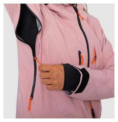 Chaqueta impermeable para mujer Salewa Sella 3L Rosa