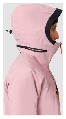 Chaqueta impermeable para mujer Salewa Sella 3L Rosa