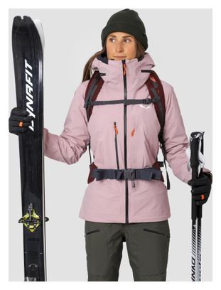 Women's waterproof Jacket Salewa Sella 3L Pink