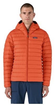 Patagonia Down Sweater Hoody Orange Homme