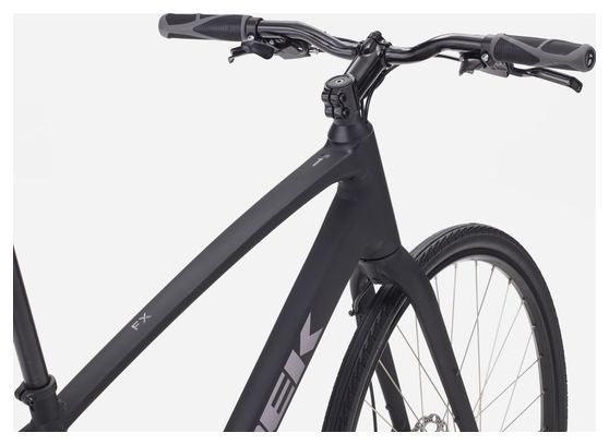 Bicicletta fitness Trek FX 1 Stepover Shimano Acera 8 velocità, 700 mm, nera, 4ª generazione