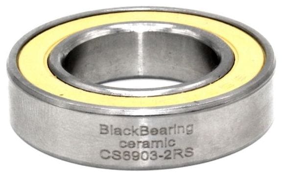 Black Bearing Ceramic Bearing 6903-2RS 17 x 30 x 7 mm