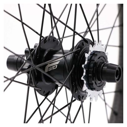 Paire de Roues BMX Forward Joyride V2 Carbone Pro Disc | 20 mm | 36 Trous Noir