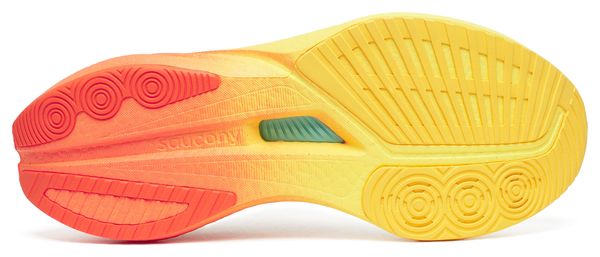 Chaussures Running Saucony Endorphin Speed 5 Blanc/Jaune Homme