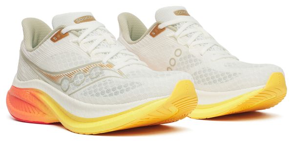 Chaussures Running Saucony Endorphin Speed 5 Blanc/Jaune Homme