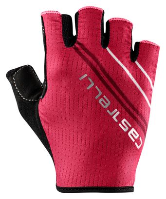 Castelli <p> <strong>Dolcissima</strong></p>2 Guantes Cortos Mujer Rojo