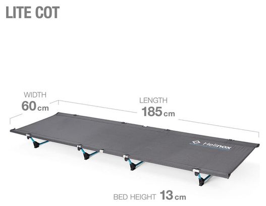 Helinox Lite Cot Campingbed Grijs