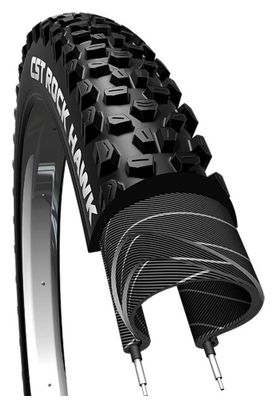 Pneu Cst Rock Hawk 29´´ 60 Tpi Tubeless Ready Foldable VTT  Noir 29´´ / 2.40