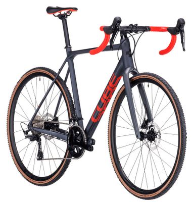 Bicicleta de ciclocross Cube Cross Race Pro Shimano 105/GRX 11S 700 mm Gris Roja 2023