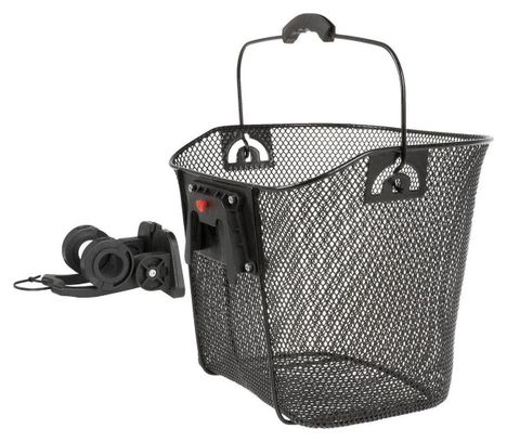 VENTURA Panier À Vélo Détachable Mighty Avec Fixation Sur Le Guidon - Noir