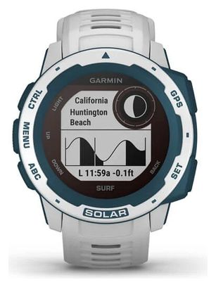 Garmin Instinct Solar - Surf Edition GPS Uhr Cloudbreak White