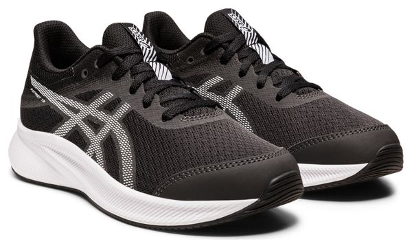 Asics Patriot 13 GS Hardloopschoenen Zwart Wit Kind