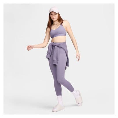 Collant Long Nike One Violet Femme