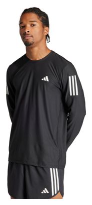 Maglia a maniche lunghe adidas Own The Run Nero Uomo