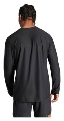 Camiseta de manga larga adidas Own The Run Negra Hombre