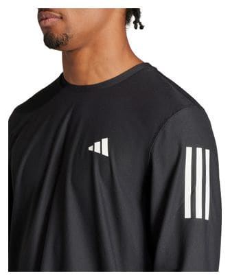 Maglia a maniche lunghe adidas Own The Run Nero Uomo