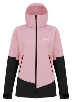 Women's Softshell Jacket Salewa Sella Durastretch Pink