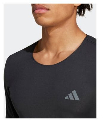 Adidas Adizero Tee Zwart Heren Jersey met Korte mouwen