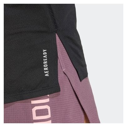 Adidas Adizero Tee Zwart Heren Jersey met Korte mouwen