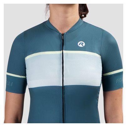 Maillot Manches Courtes Velo Rogelli Impress II Femme