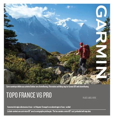 Mapa digital del sureste de Garmin France v6 Pro