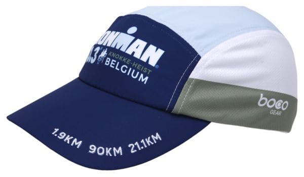 Cappellino tecnico Ironman 70.3 Belgium Event White/Blue