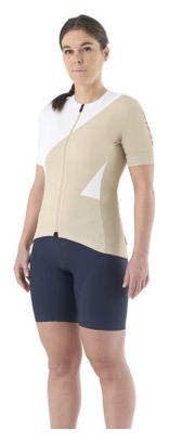 Maillot de manga corta para mujer Mavic Aksium Graphic Blanco/Beige