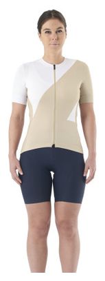 Maillot de manga corta para mujer Mavic Aksium Graphic Blanco/Beige
