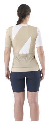 Maillot de manga corta para mujer Mavic Aksium Graphic Blanco/Beige