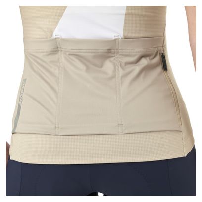 Maillot de manga corta para mujer Mavic Aksium Graphic Blanco/Beige