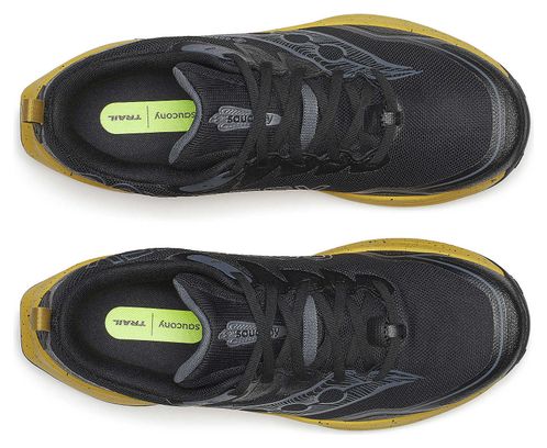 Zapatillas de trail Saucony Peregrine 16 GTX Negro/Amarillo Hombre