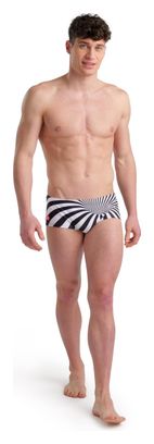 Arena Swimsuit Short Crazy Placement Black White