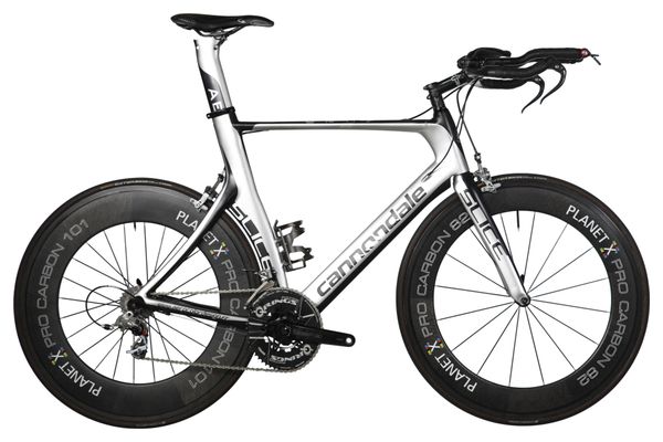 Produit Reconditionne Velo Tri Cannondale Slice Aero Carbone Patin T XL