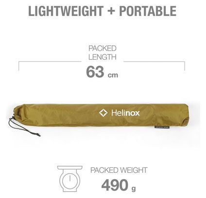 Sonnenschutz für Helinox Personal Shade Klappstuhl Braun