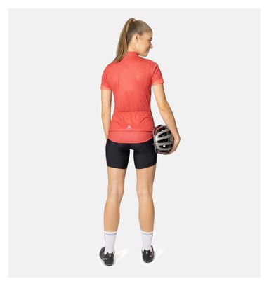 Odlo Essential Women's Short Sleeve Zip Jersey Red / Rood
