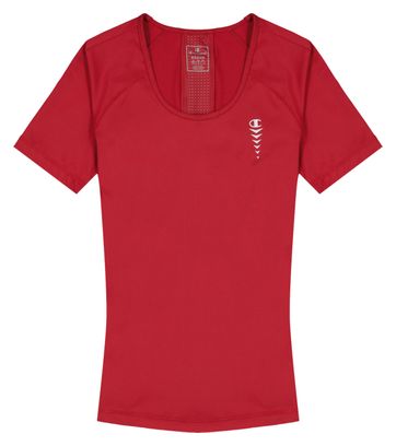 Camiseta de manga corta para mujer Champion C-Tech Rojo