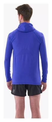 Compressport 3D Veste Thermo Capucha sin costuras Azul