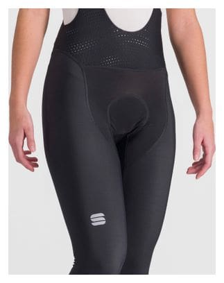 Lange Radhose mit Trägern Women Sportful Total Comfort Schwarz