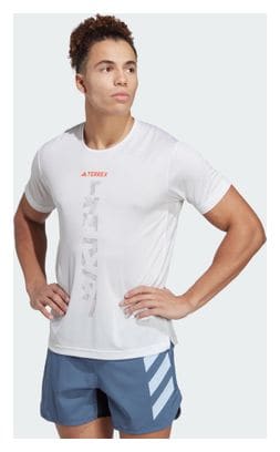 Adidas Terrex Agravic Jersey met korte mouwen Wit Heren