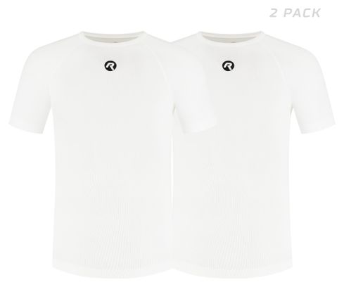Sous-Maillot Manches Courtes Rogelli Core II Blanc Unisexe