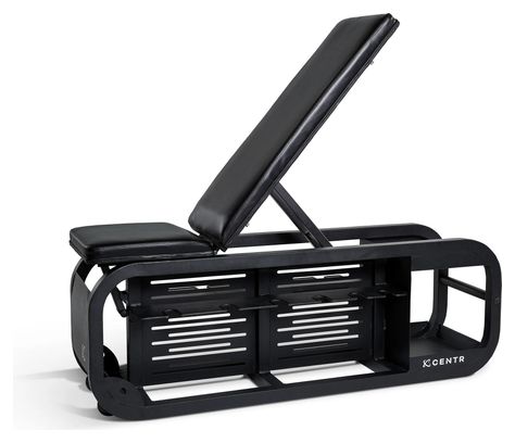 Centr fusion bench - banc de musculation réglable avec rangement pour haltères et ancrages pour bandes