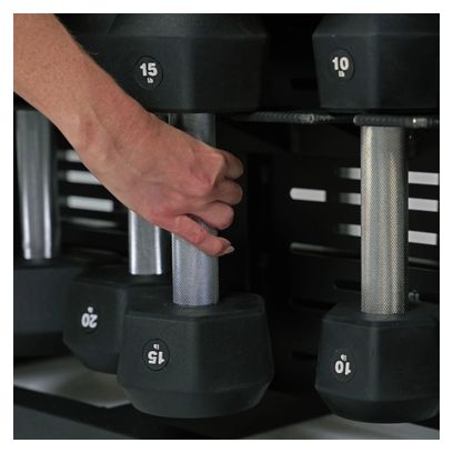 Centr fusion bench - banc de musculation réglable avec rangement pour haltères et ancrages pour bandes